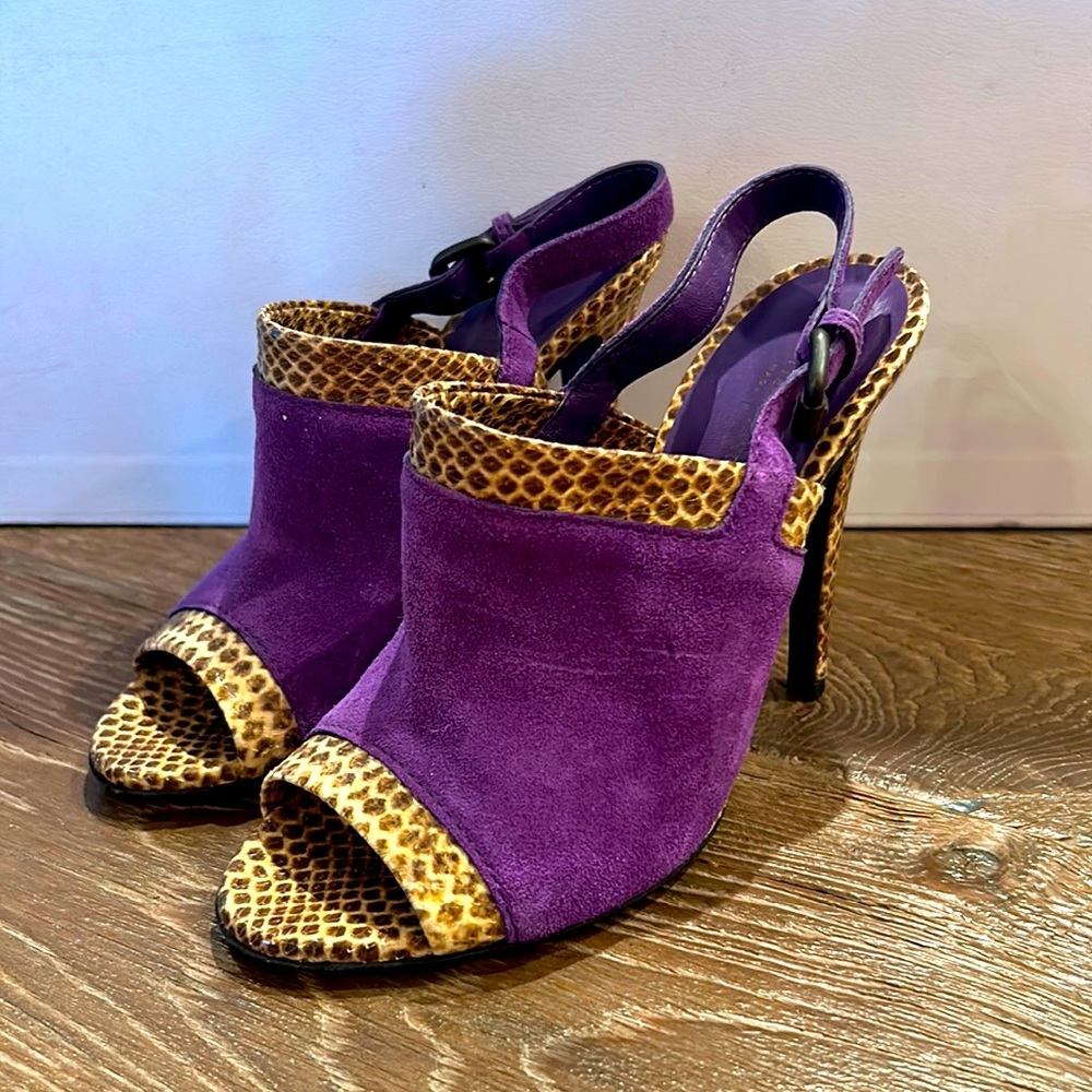 Purple Bottega Veneta Heels